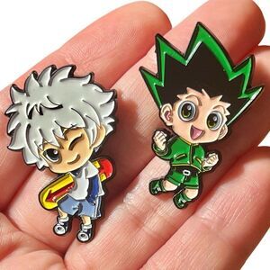 Hunter x Hunter Gon and Killua Enamel Pin Set of 2 Pins